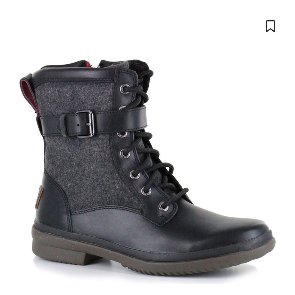 UGG WOMEN'S BLACK KESEY FASHION BOOTS - ROUND TOE NEW size 5